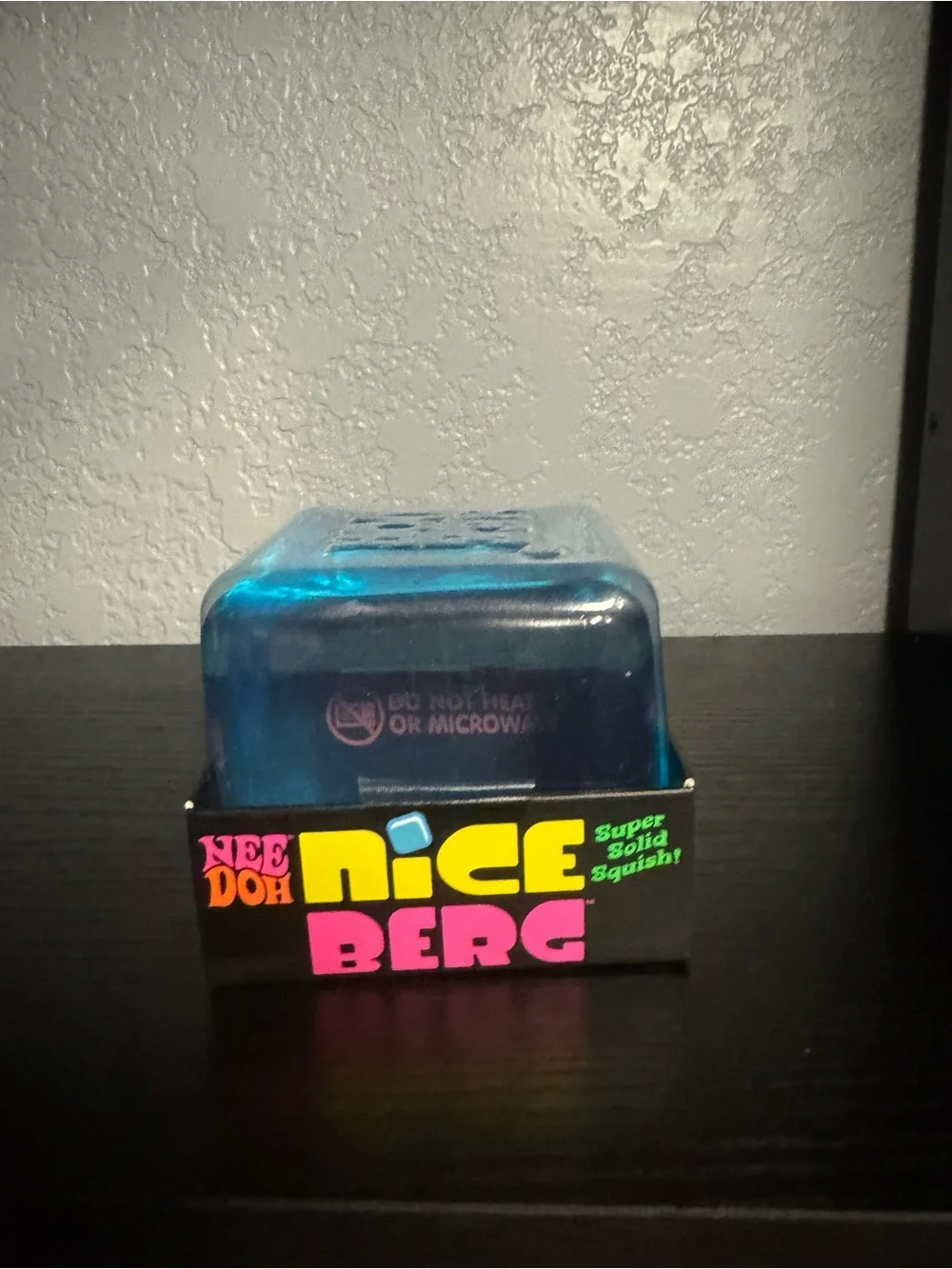 Nee Doh Nice Berg Blue Super Solid Squish Toy